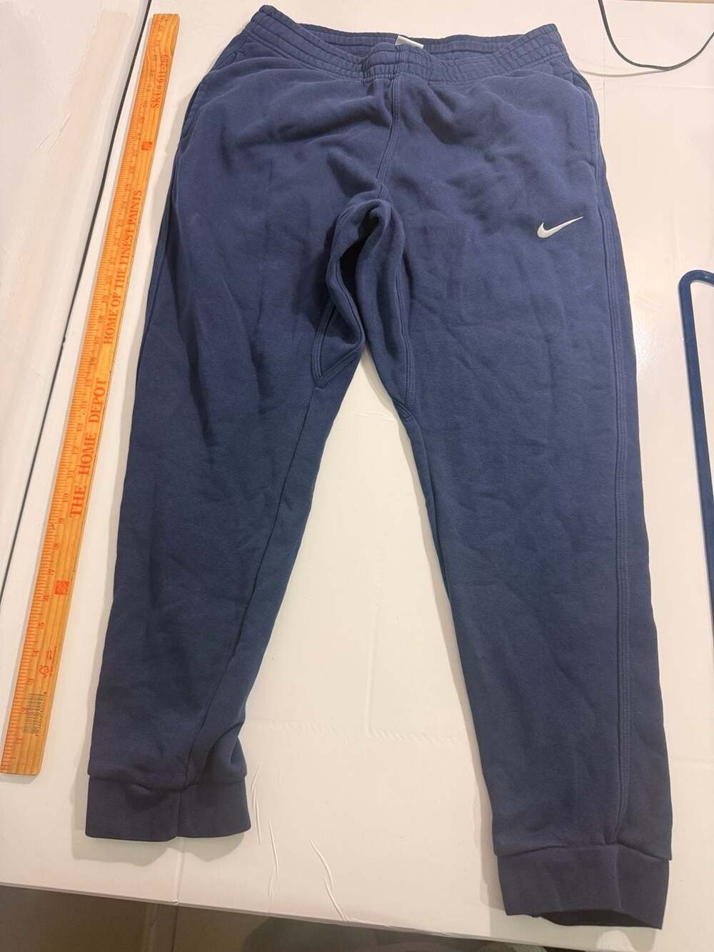 Nike Sweatpants Size XL Navy Blue Fleece Joggers